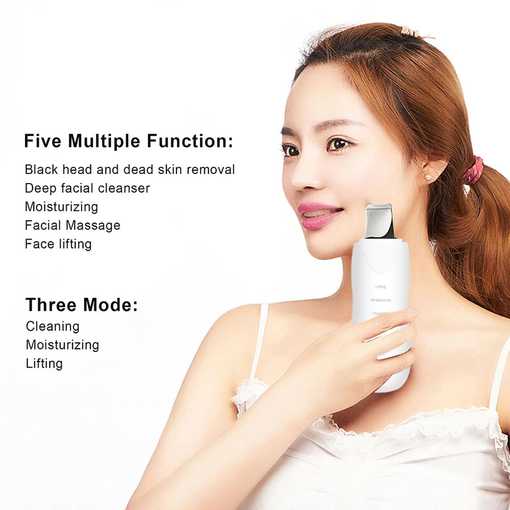 Ultrasonic Facial Skin Cleaner