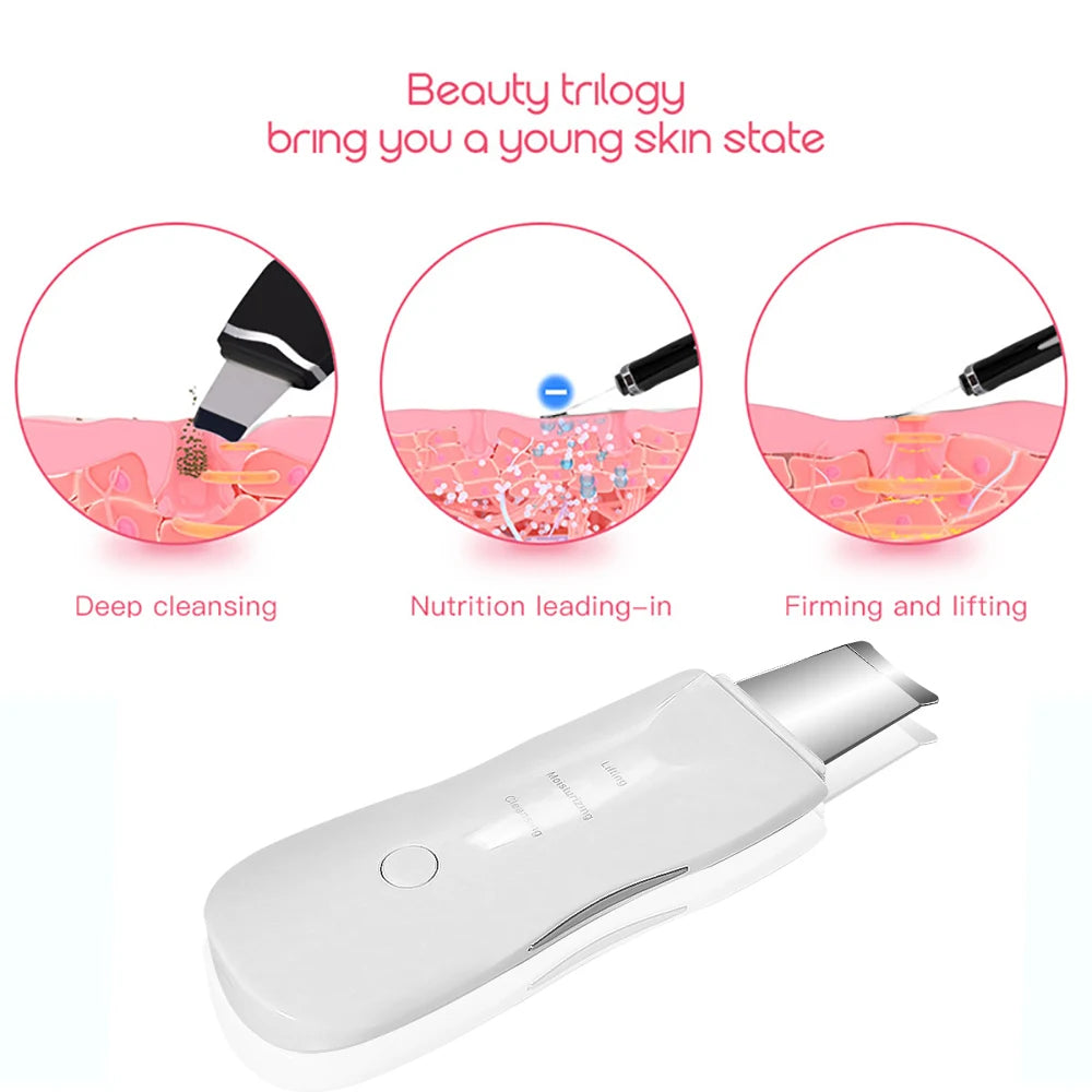 Ultrasonic Facial Skin Cleaner