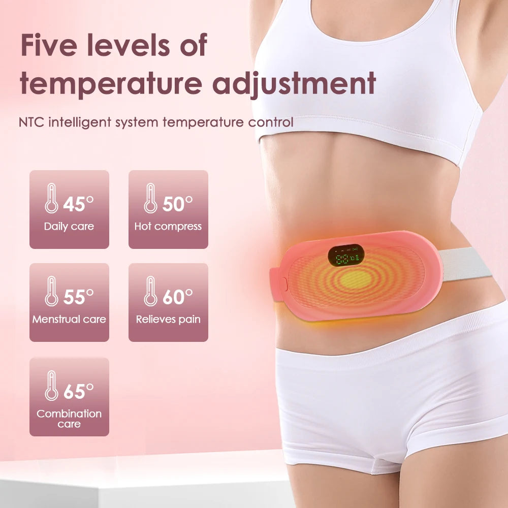 Electric Heating/Vibrating Period Pain Relief Device