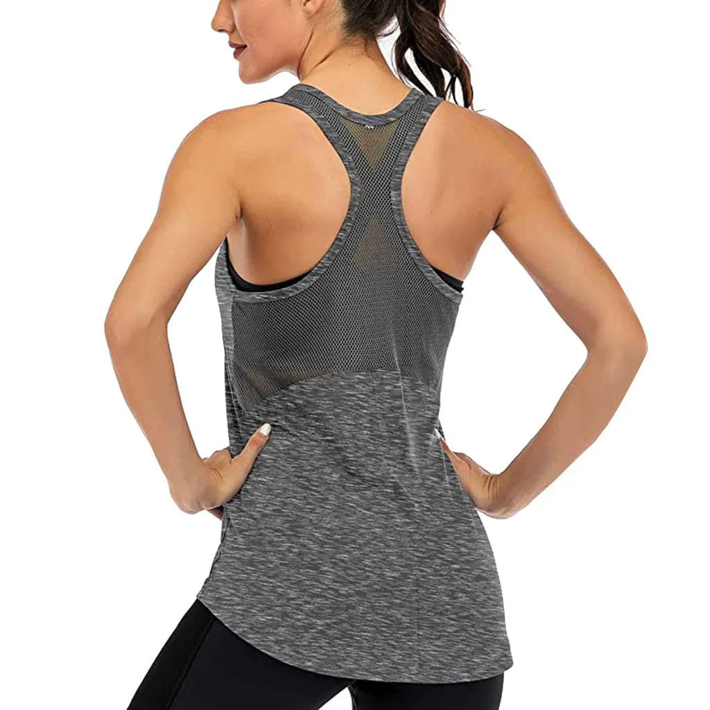 Sleeveless Athletic Tank Top