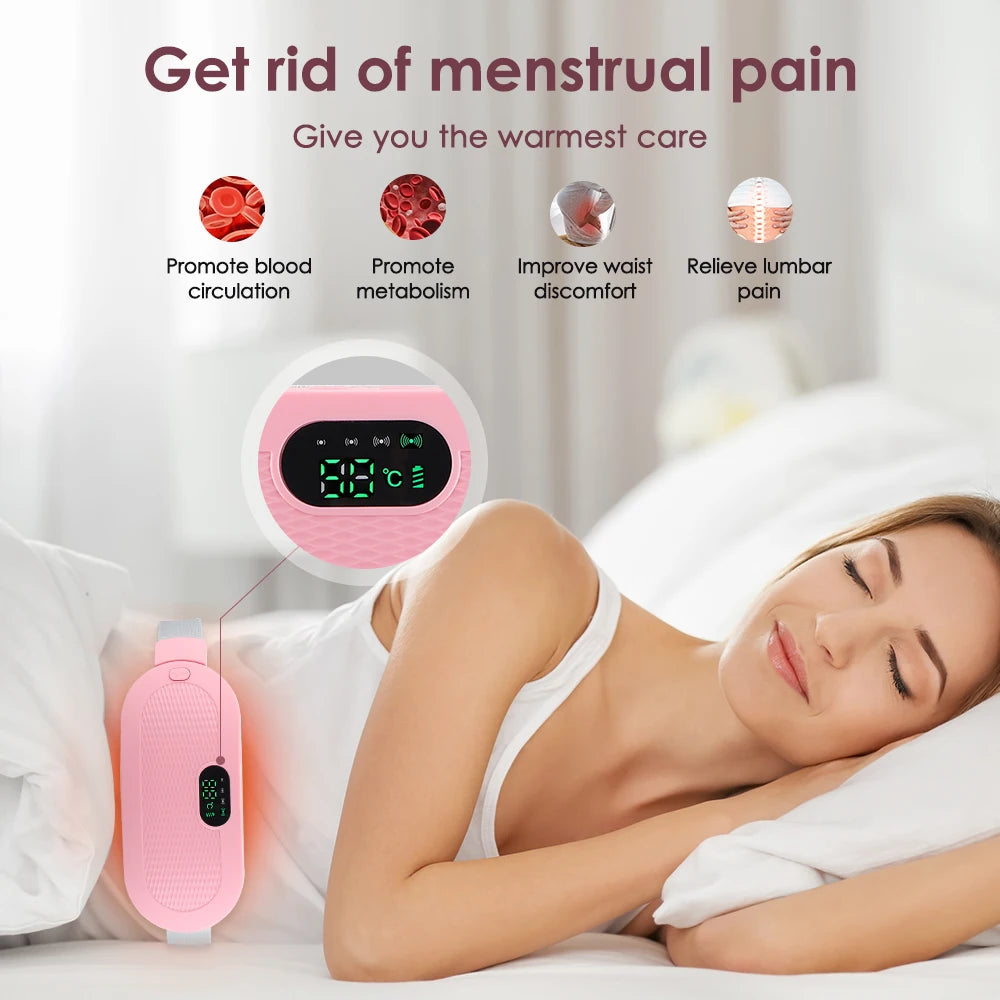 Electric Heating/Vibrating Period Pain Relief Device