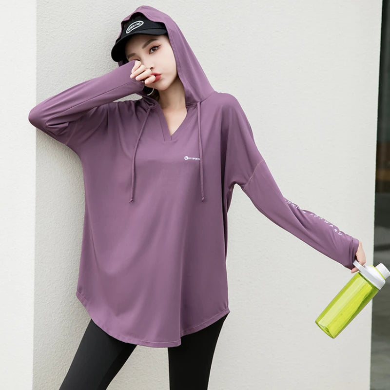 Loose Fitting Fitness Hoodie