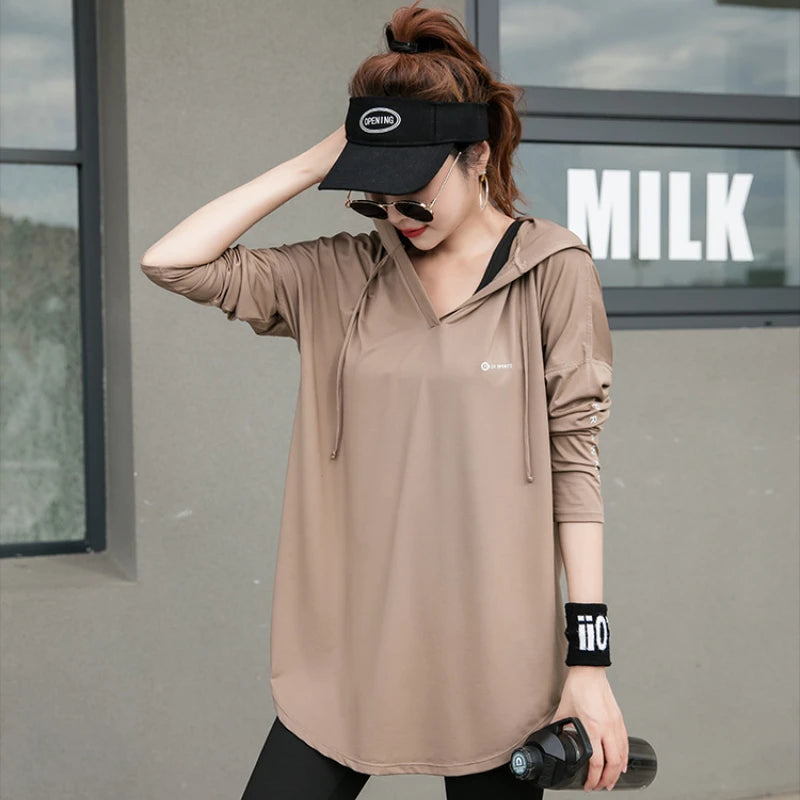 Loose Fitting Fitness Hoodie