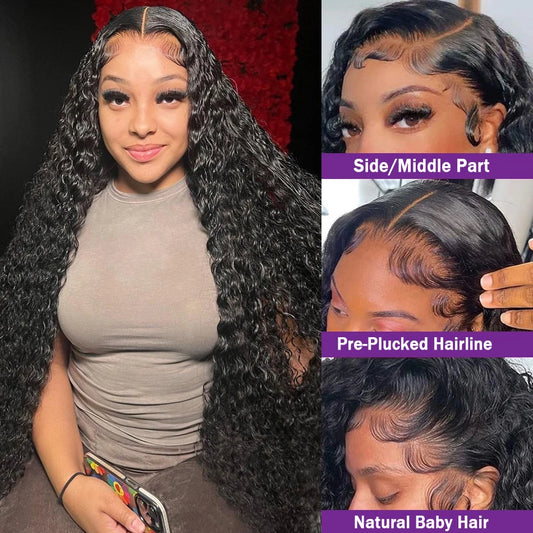 Deep Wave Human Hair Wigs