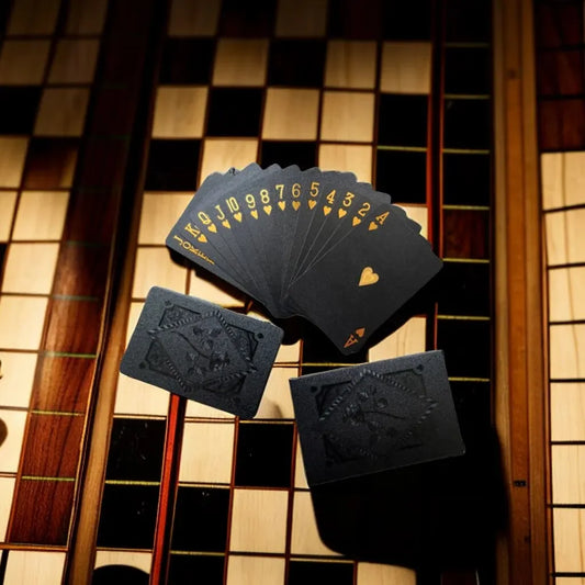 Black/Gold Playing Cards