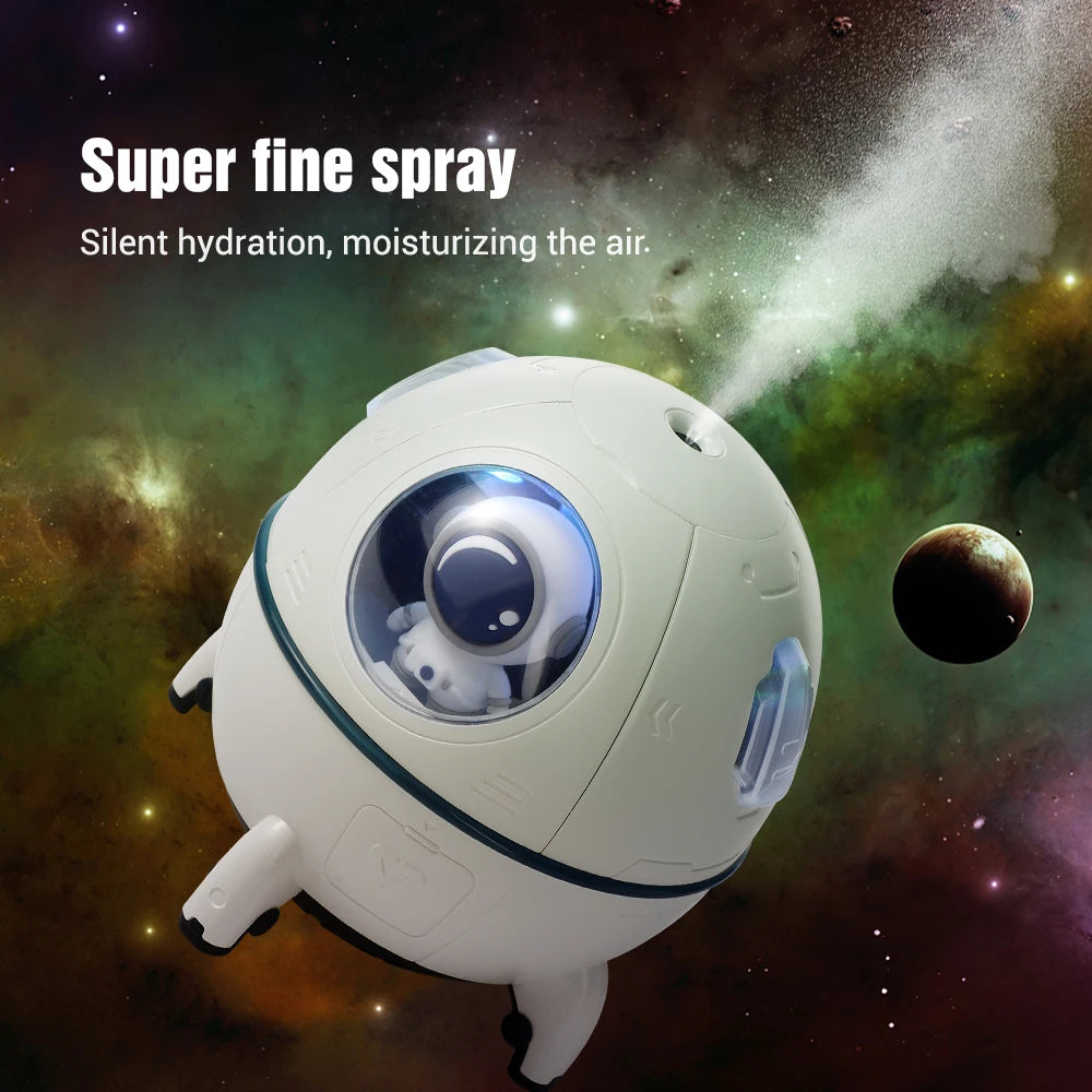 Space Capsule Air Humidifier Ultrasonic Aromatherapy Water Diffuser