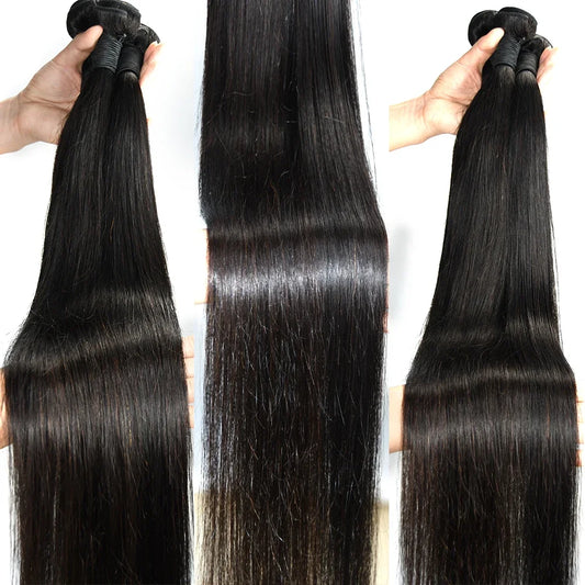 Straight Human Hair Bundles