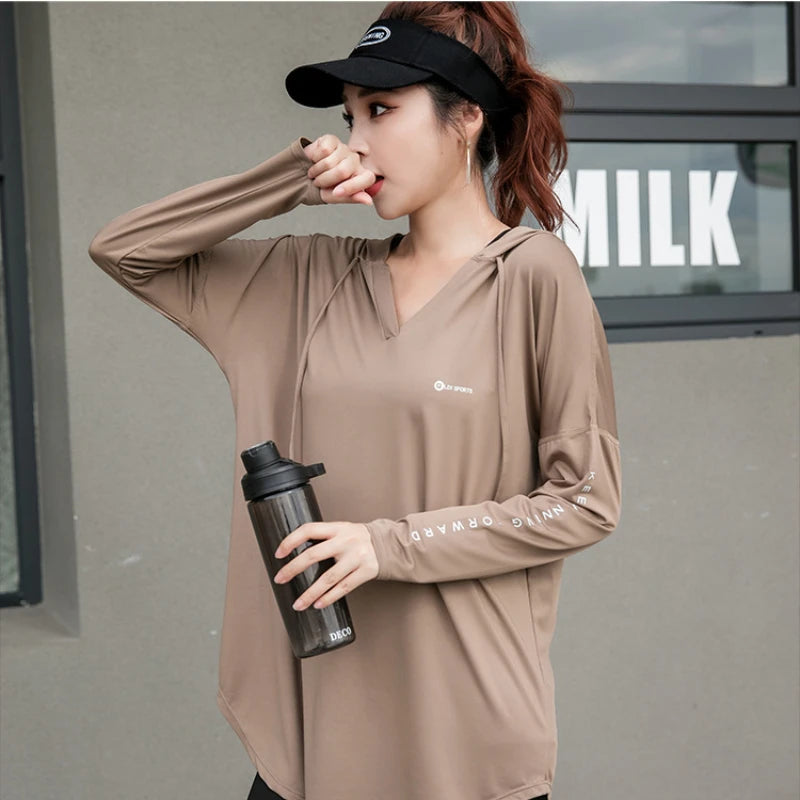 Loose Fitting Fitness Hoodie